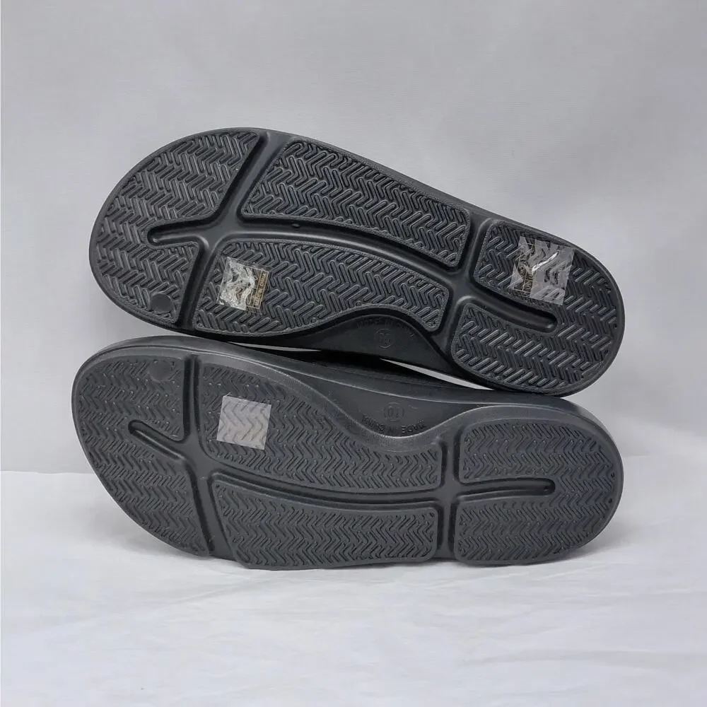 Bruno Marc Mens Slide Sandals Size 10 Black Beach Summer Lounge Vacation Shoes